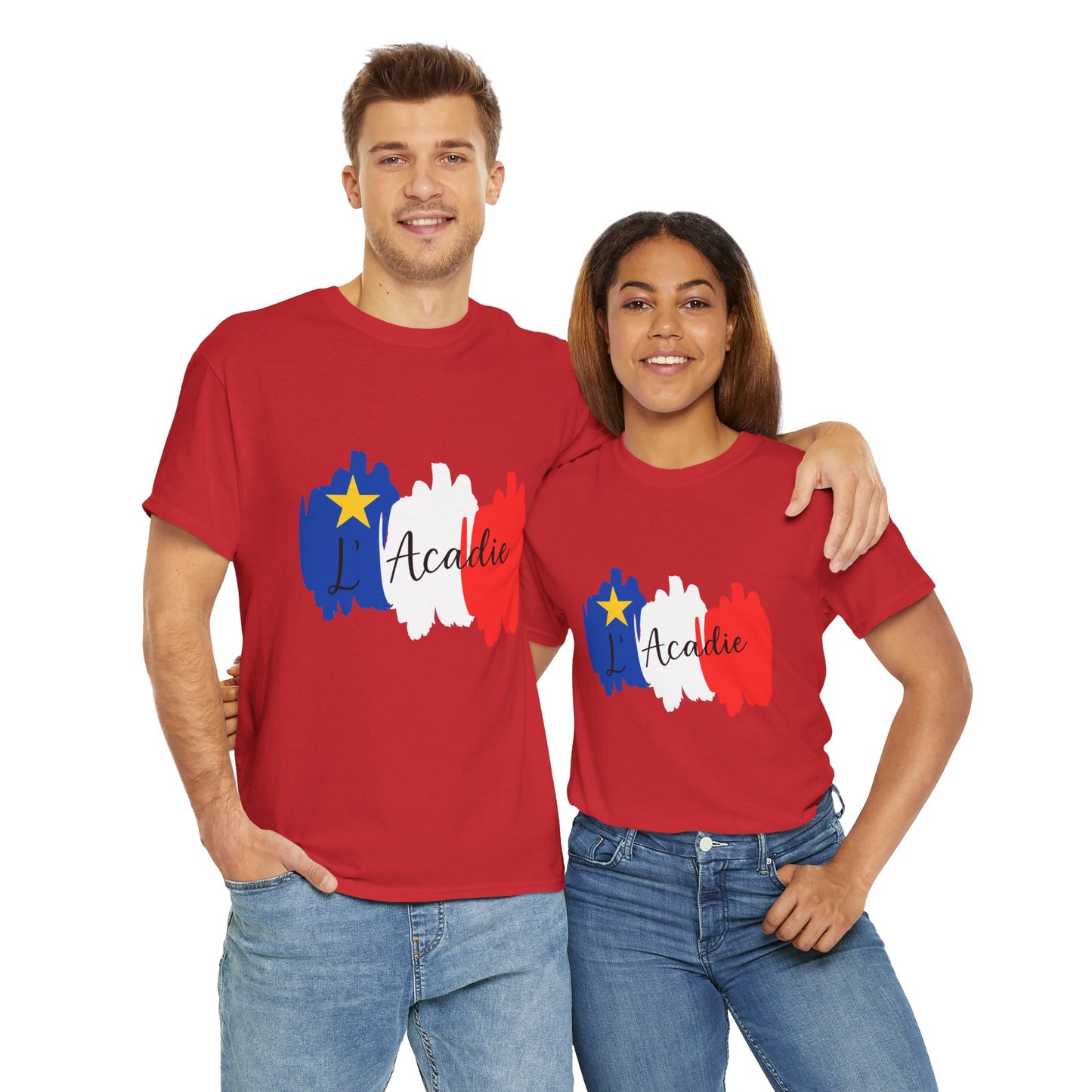 Acadian Tricolor Pattern Premium Tee