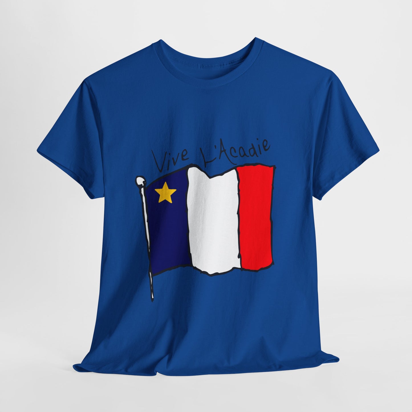 Unisex Heavy Cotton T-Shirt - Acadian Day Design