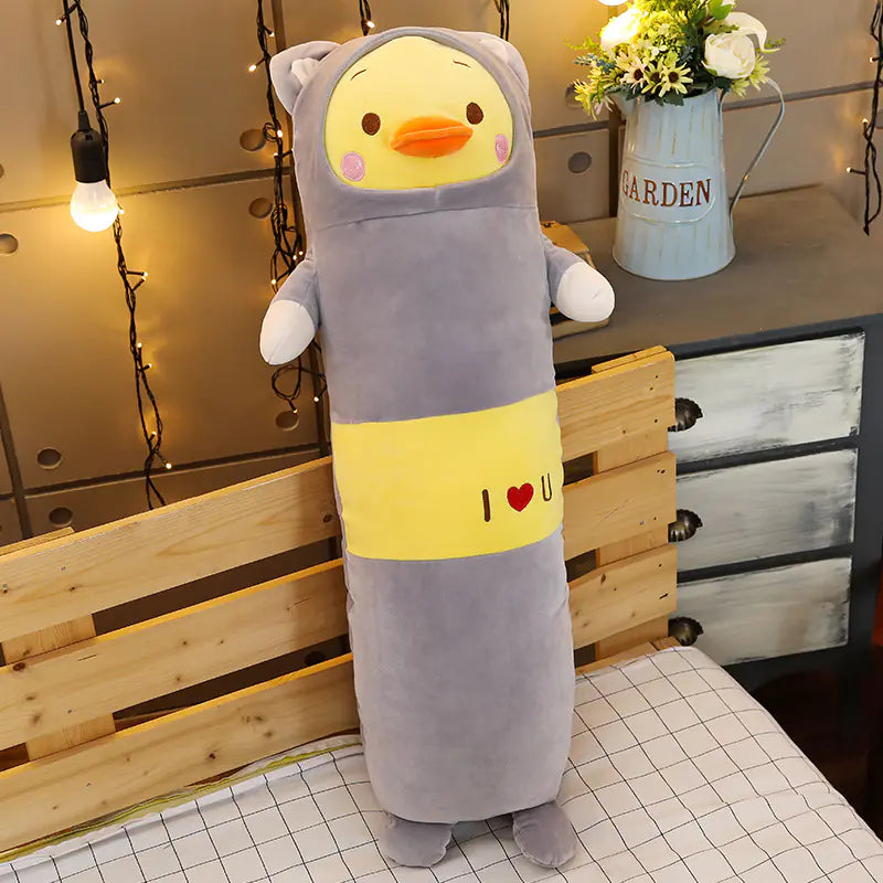 Plush Toy Duck and Pig Bear Costume Pillow (Large)